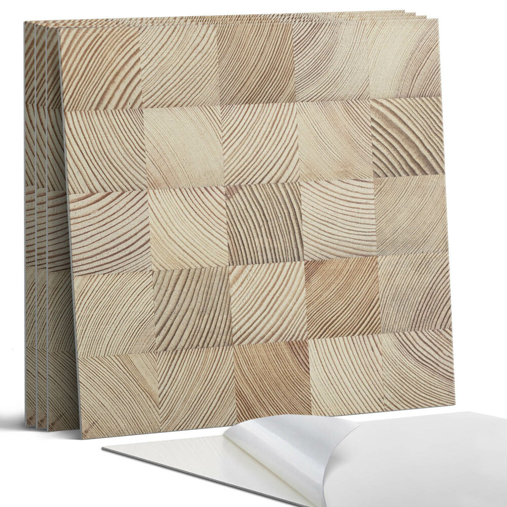 Falpanel négyzet Fa deszka minta