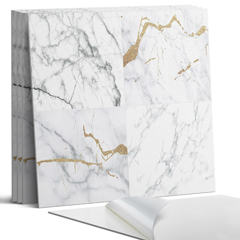 Öntapadó falburkolat négyzet Márvány minták erekkel