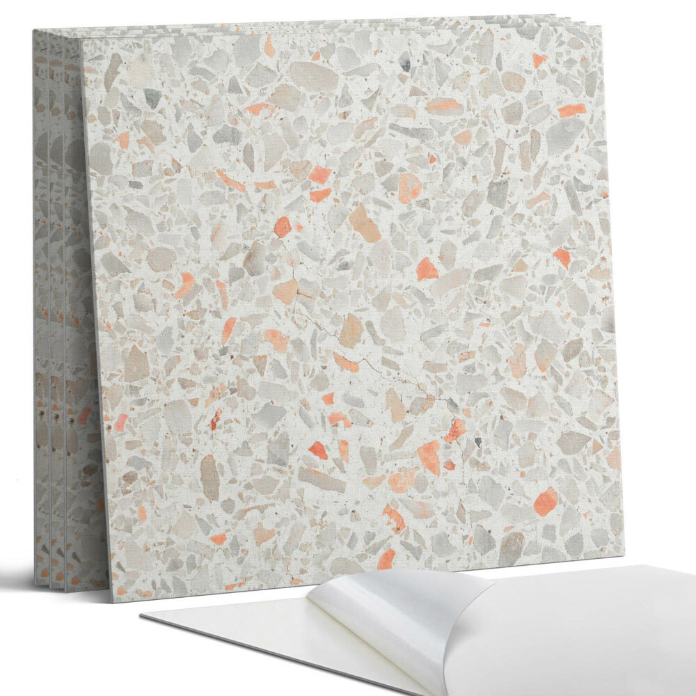 Pvc falburkolat négyzet Kőzárványokkal ellátott minta