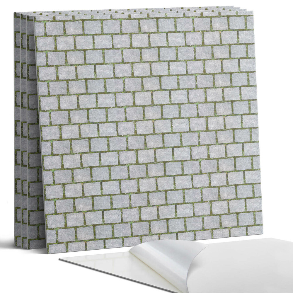 Falpanel négyzet Téglafal minta