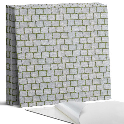 Falpanel négyzet Téglafal minta