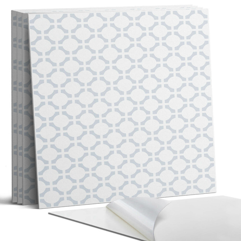 Pvc falburkolat négyzet Geometrikus minta oválisokkal