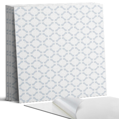 Pvc falburkolat négyzet Geometrikus minta oválisokkal