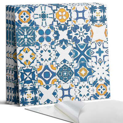 Öntapadó falburkolat négyzet Mozaikminták az elrendezésben