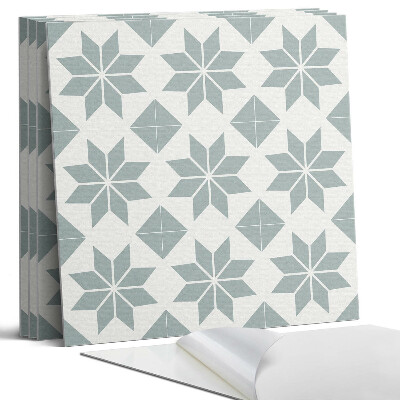 Falpanel négyzet Geometrikus virágminták