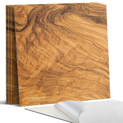 Pvc falburkolat négyzet Természetes fa minta