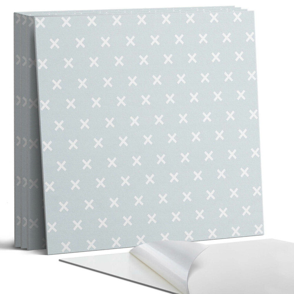 Pvc falburkolat négyzet Minta keresztekkel