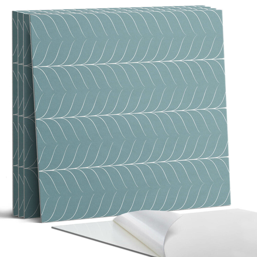 Öntapadó falburkolat négyzet Levélminta sorokban