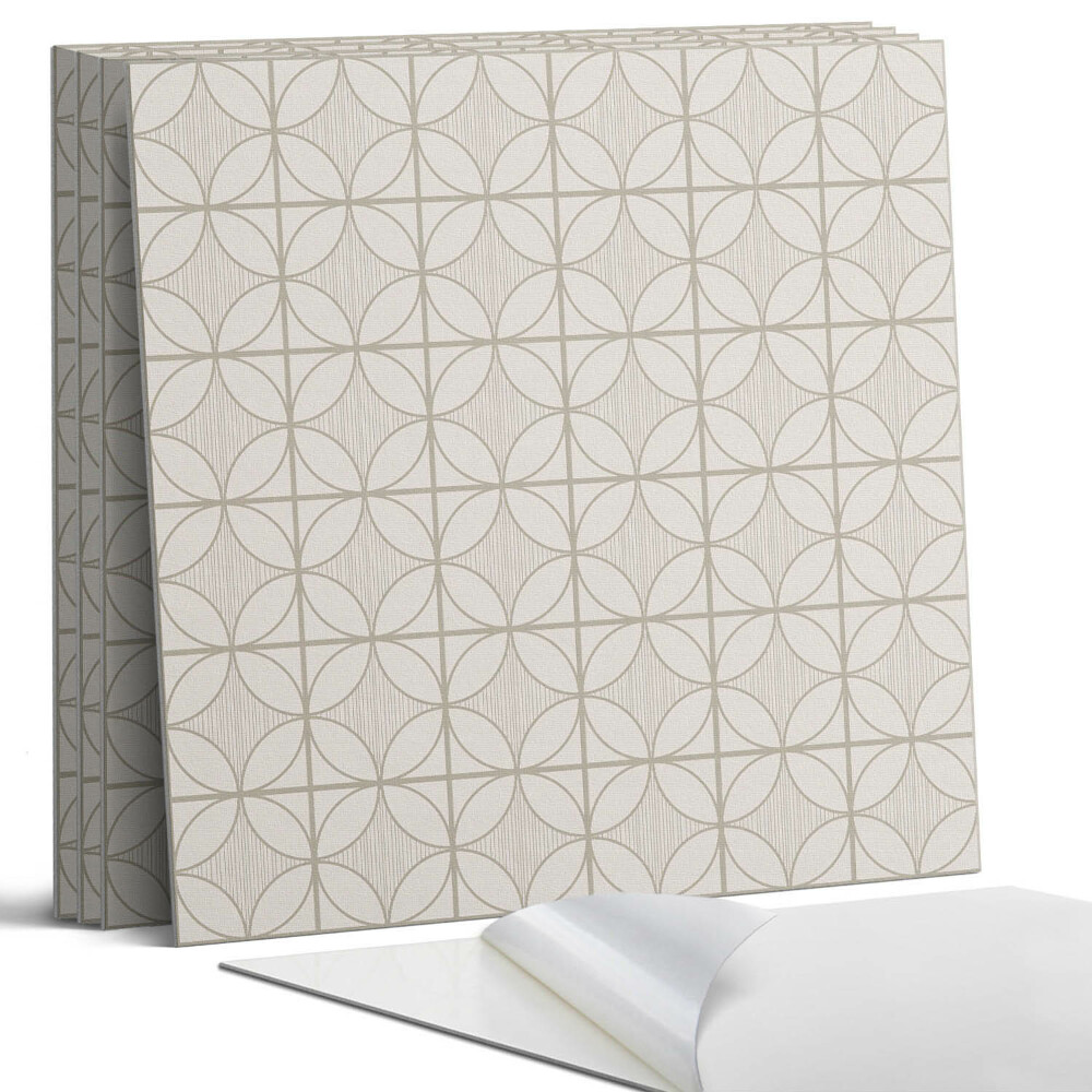 Falpanel négyzet Geometrikus minta körökkel