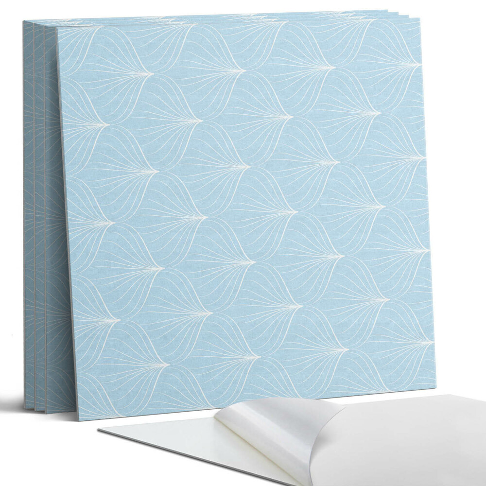 Falpanel négyzet Hullámok finom mintázatban