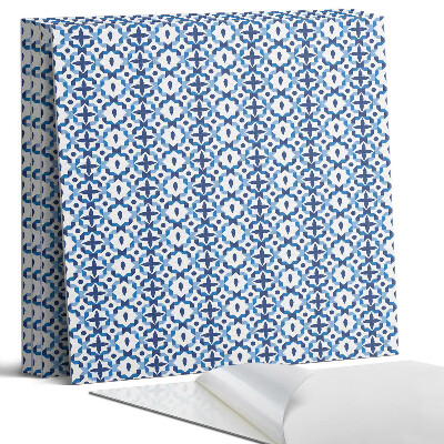 Pvc falburkolat négyzet Geometrikus virágmintás