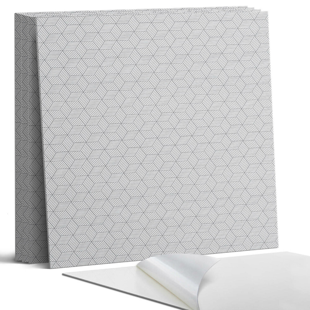 Öntapadó falburkolat négyzet Hatszögletű levélminta