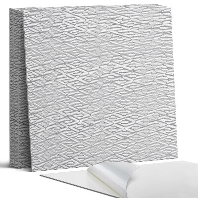 Öntapadó falburkolat négyzet Hatszögletű levélminta