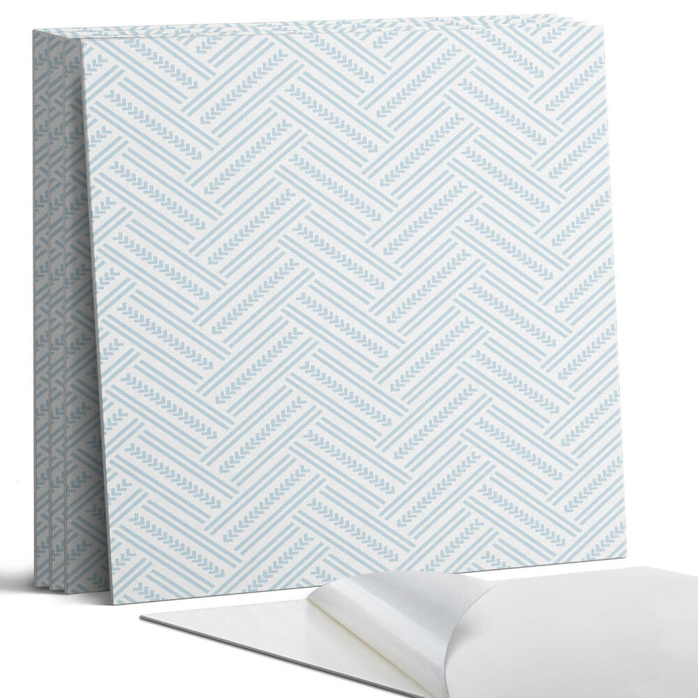 Pvc falburkolat négyzet Cikcakk minta vonalakkal