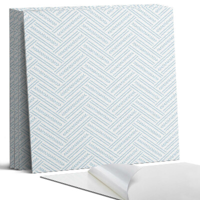 Pvc falburkolat négyzet Cikcakk minta vonalakkal