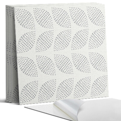 Öntapadó falburkolat négyzet Levélminta pöttyökkel