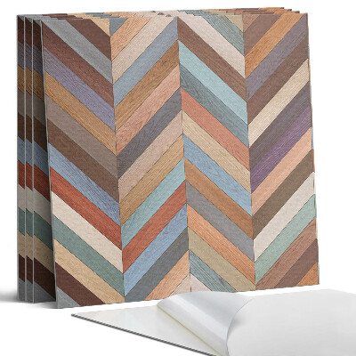 Öntapadó falburkolat négyzet Halszálkás fa minta