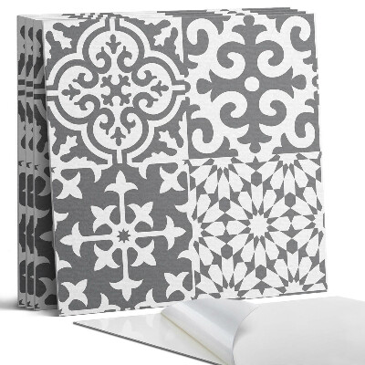 Falpanel négyzet Dekoratív minták a csempéken