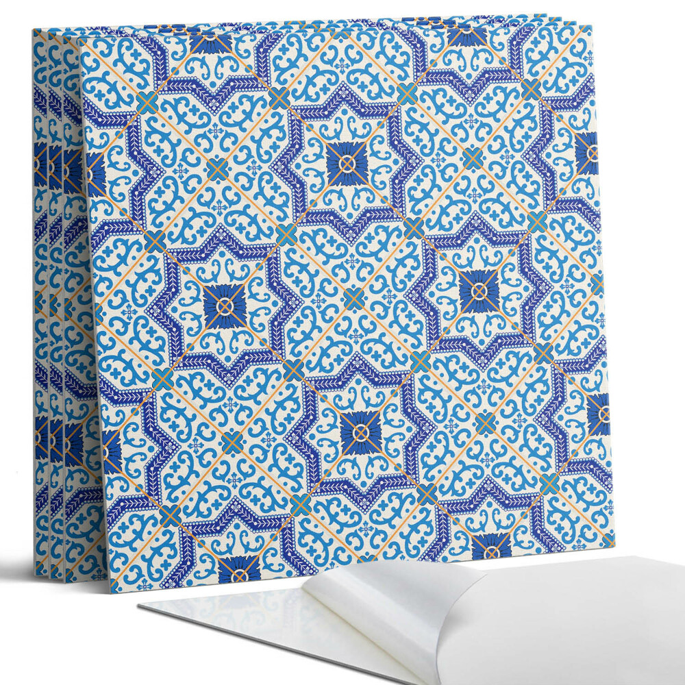 Pvc falburkolat négyzet Díszes motívumokkal díszített minta