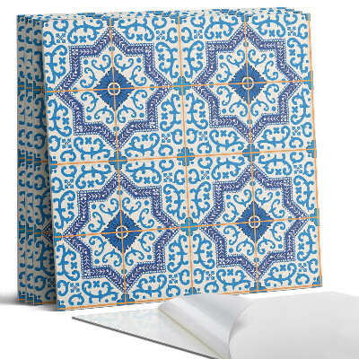 Öntapadó falburkolat négyzet Csempe minta díszekkel