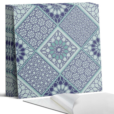 Falpanel négyzet Geometriai minták mozaikban