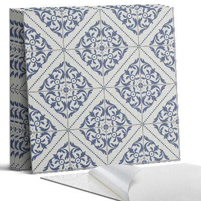 Öntapadó falburkolat négyzet Virágmotívumos minta