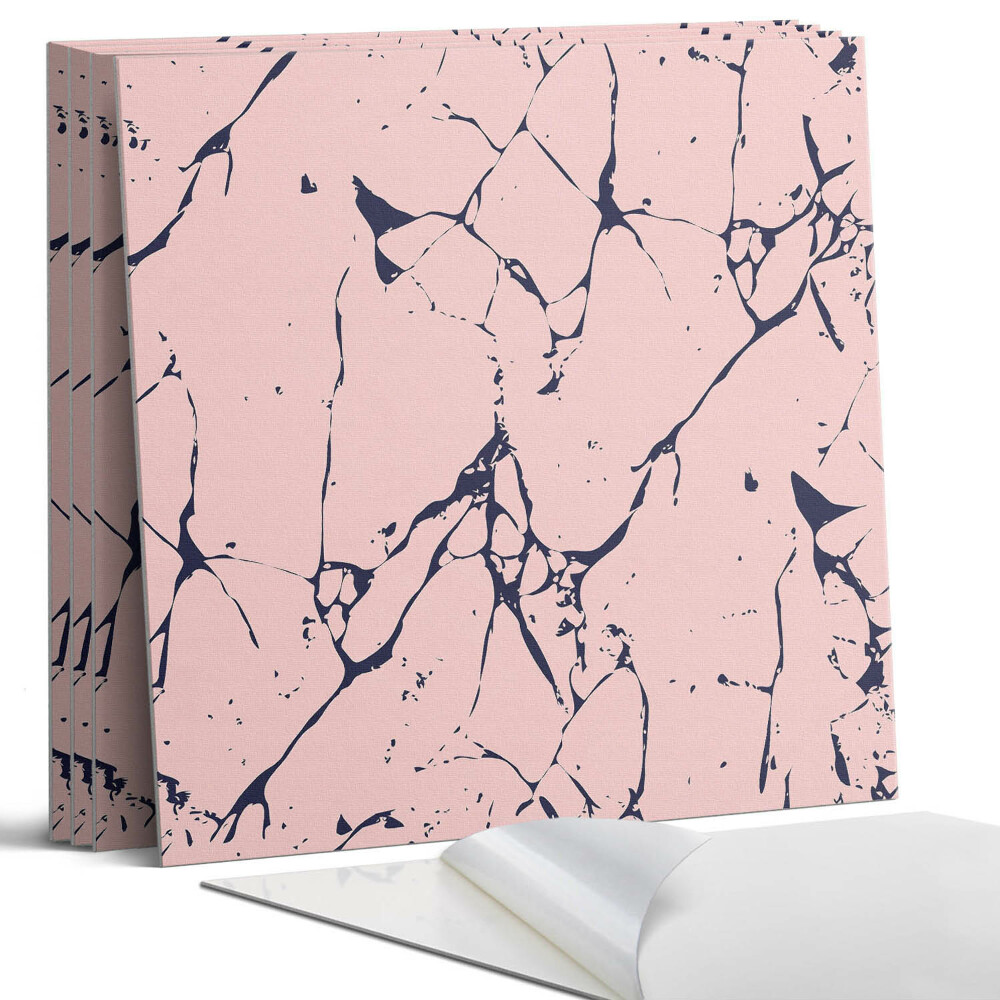 Pvc falburkolat négyzet Absztrakt márványminta