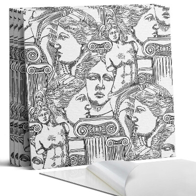 Öntapadó falburkolat négyzet Klasszikus faragványokkal díszített minta