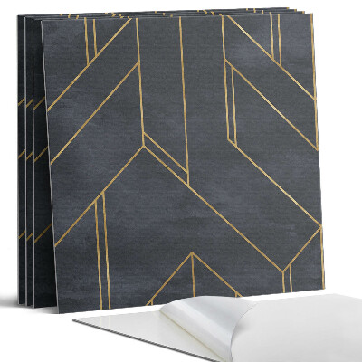 Pvc falburkolat négyzet Vonalak és formák geometriája