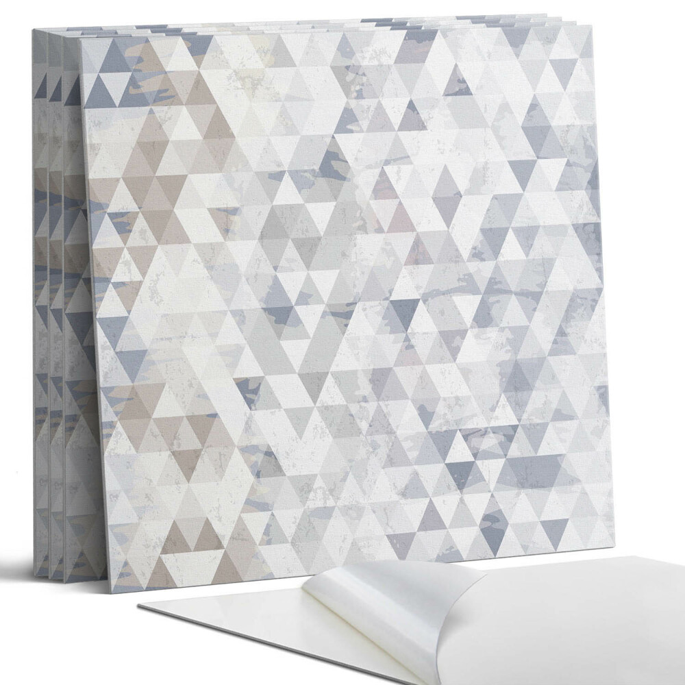 Öntapadó falburkolat négyzet Geometrikus háromszög minta