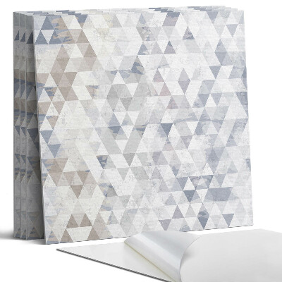 Öntapadó falburkolat négyzet Geometrikus háromszög minta