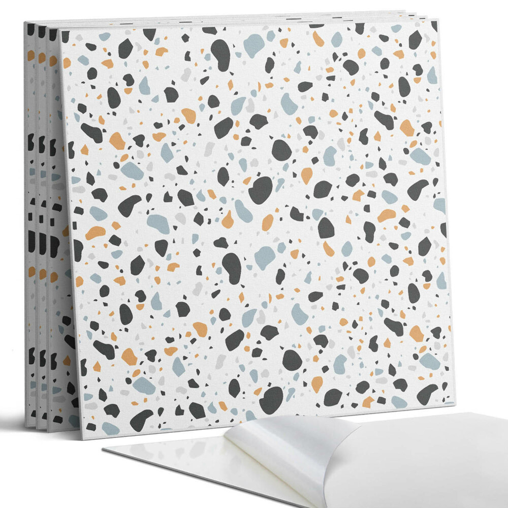 Öntapadó falburkolat négyzet Absztrakt foltos minta