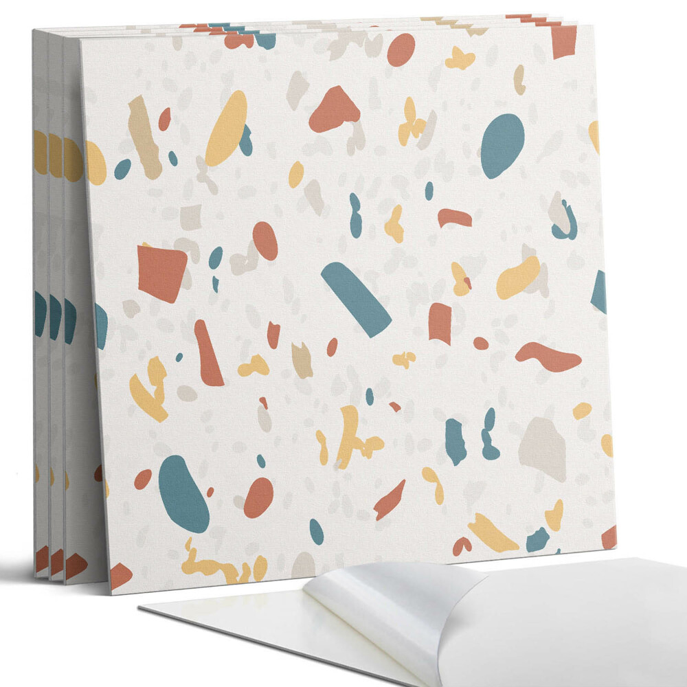 Falpanel négyzet Absztrakt minta formákkal