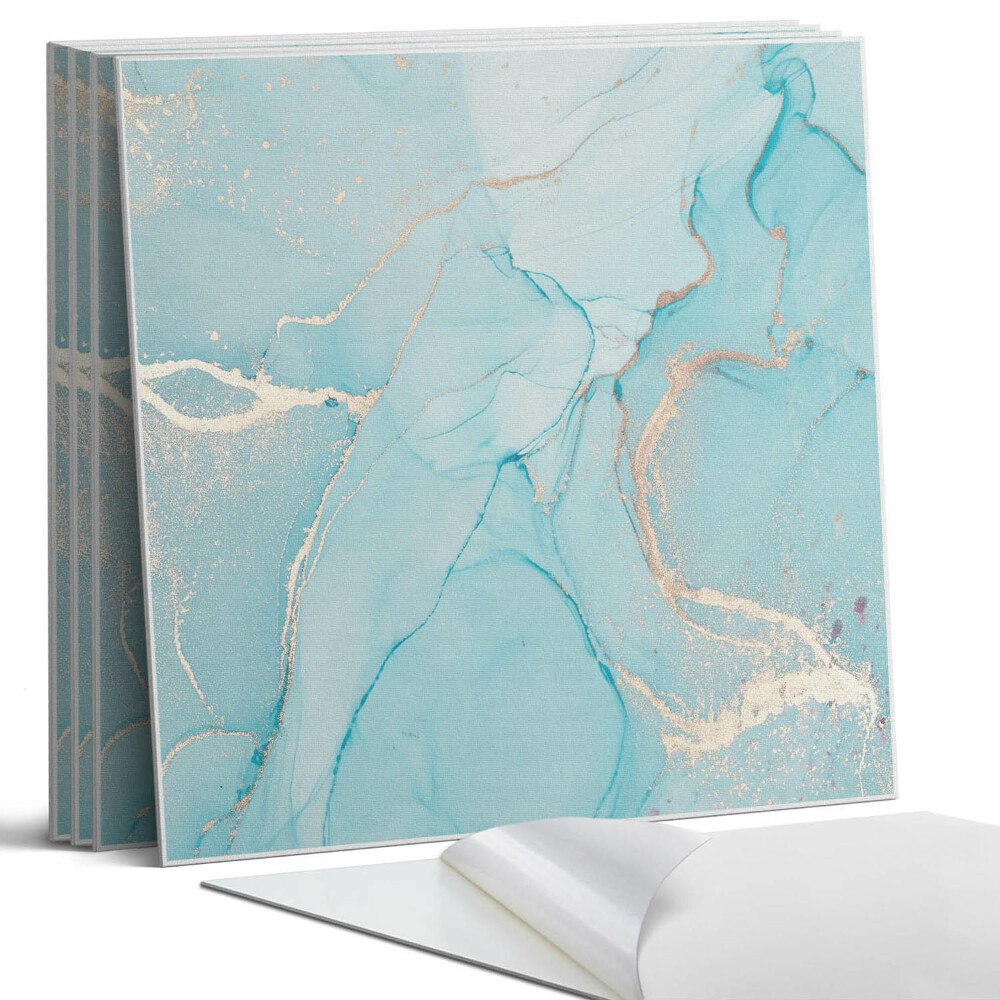 Falpanel négyzet Absztrakt folyadékminta