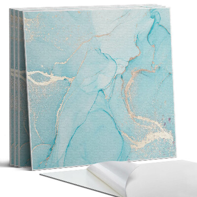 Falpanel négyzet Absztrakt folyadékminta