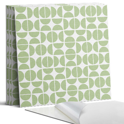 Pvc falburkolat négyzet Absztrakt kör minta