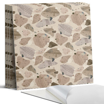 Öntapadó falburkolat négyzet Absztrakt kőalakzatok