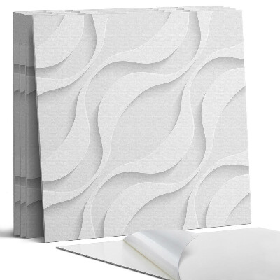 Öntapadó falburkolat négyzet Hullámos mintázatú hullámok