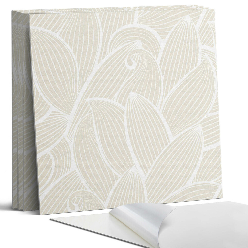 Öntapadó falburkolat négyzet Finom levelek hullámokban