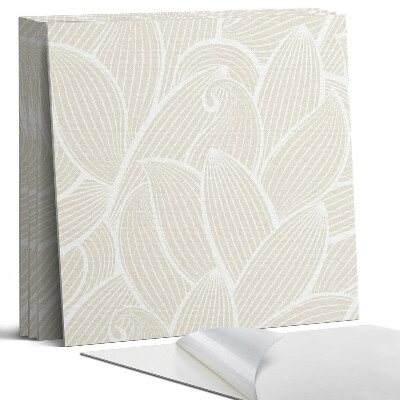 Öntapadó falburkolat négyzet Finom levelek hullámokban