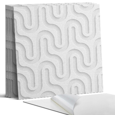 Falpanel négyzet Hullámok 3D rétegekben