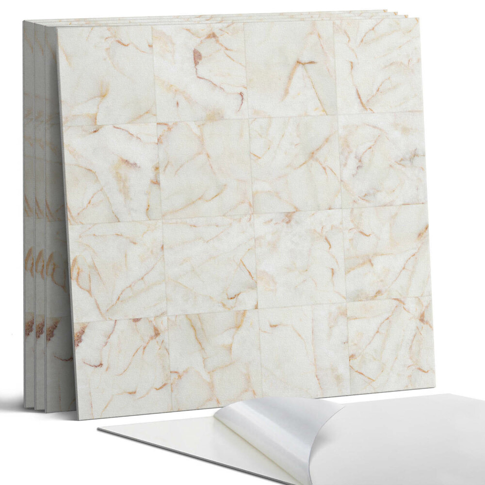 Pvc falburkolat négyzet Márvány csempe minta