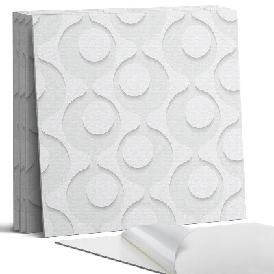 Falpanel négyzet Absztrakt minta körökkel