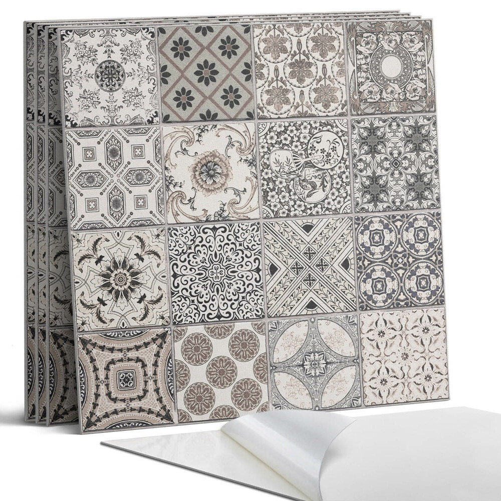 Pvc falburkolat négyzet Vintage minták