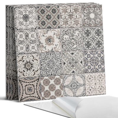 Pvc falburkolat négyzet Vintage minták