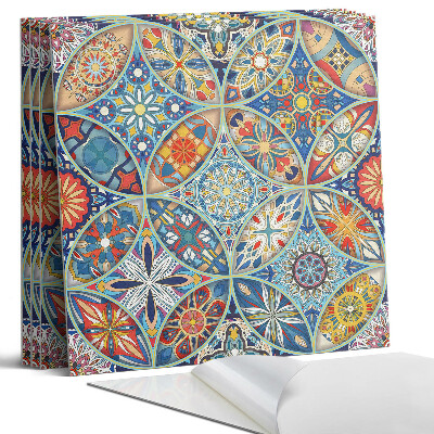 Öntapadó falburkolat négyzet Szimmetrikus mozaikminták