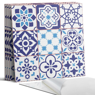 Pvc falburkolat négyzet Geometriai minták a csempékben