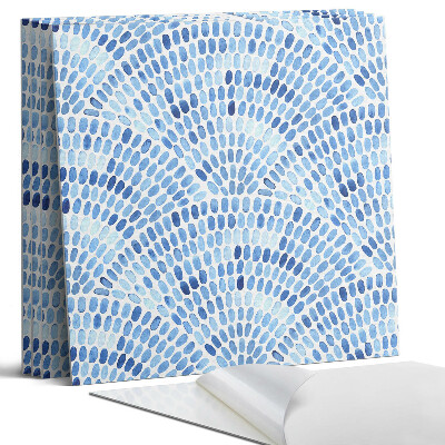 Falpanel négyzet Akvarell hullámok