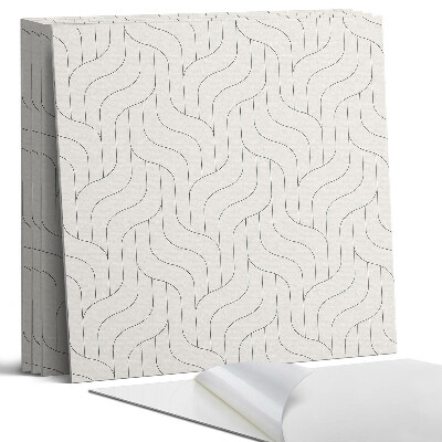 Pvc falburkolat négyzet Geometriai elrendezésű hullámok