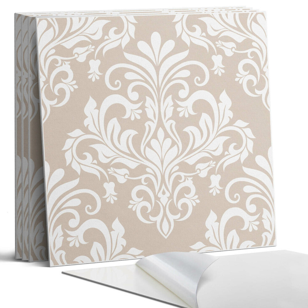 Falpanel négyzet Elegáns növényi minta